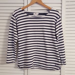 Vineyard Vines Women's Blue & White Sailing Top